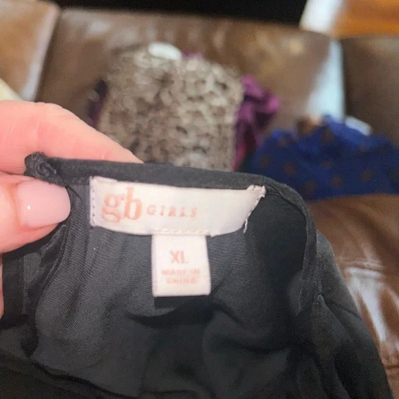 Black Dress By GB size 18 girls fits womens xs - Picture 6 of 7